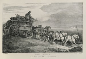 Le Wagon de charbon, 1821 - Theodore Gericault